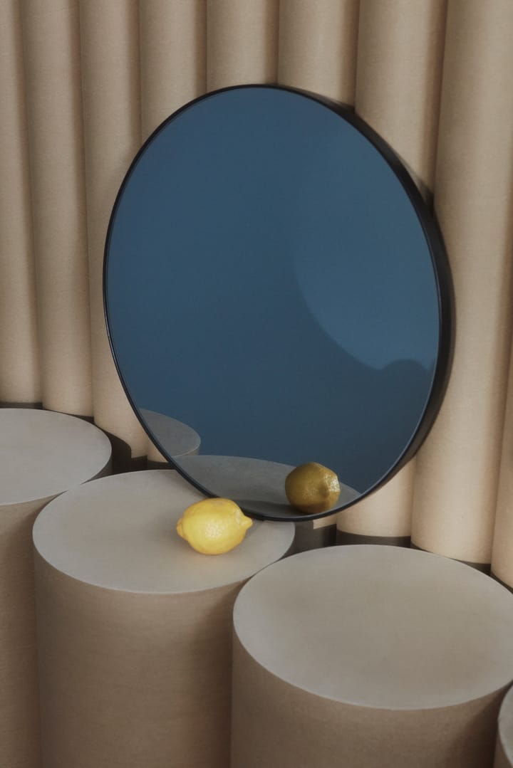 Circum καθρέφτης Ø50 cm, Φιμέ γυαλί-μαύρο AYTM