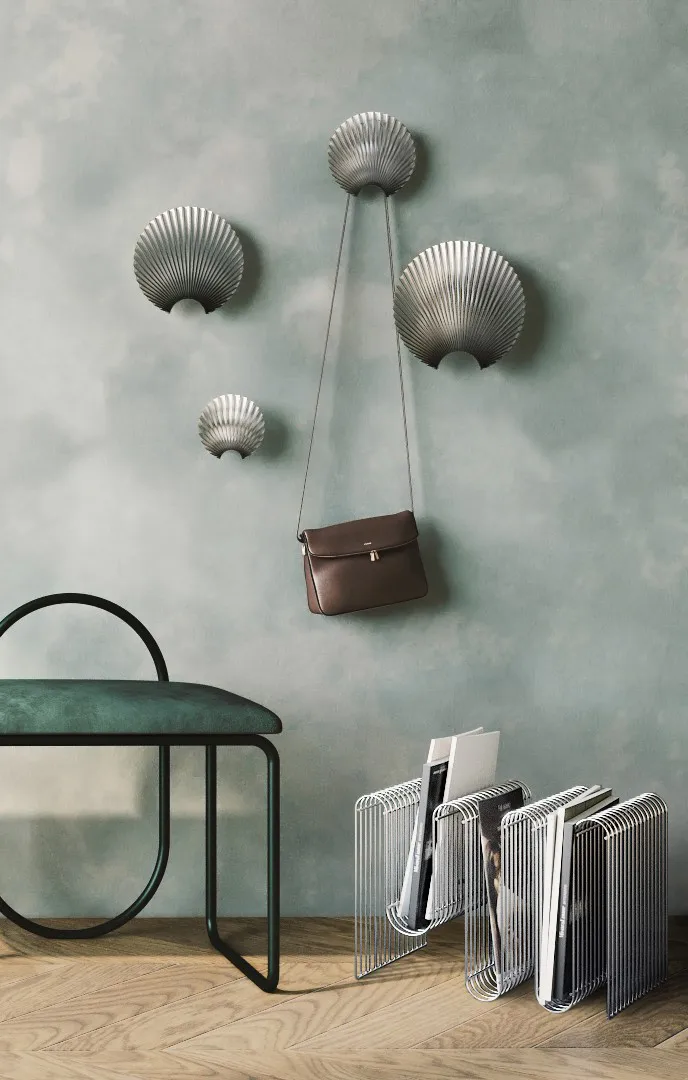 Concha γάντζος ασημί, M AYTM