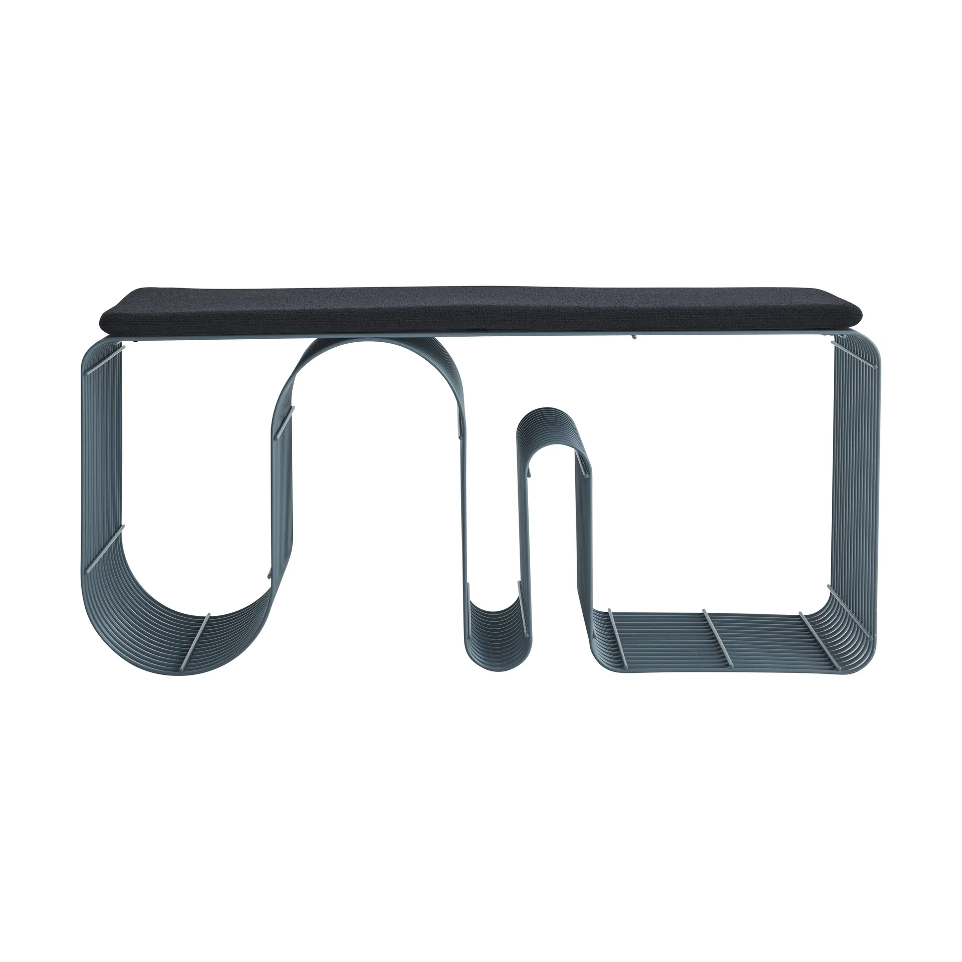 Πάγκος καθίσματος Curva 100 εκ., Dusty blue AYTM