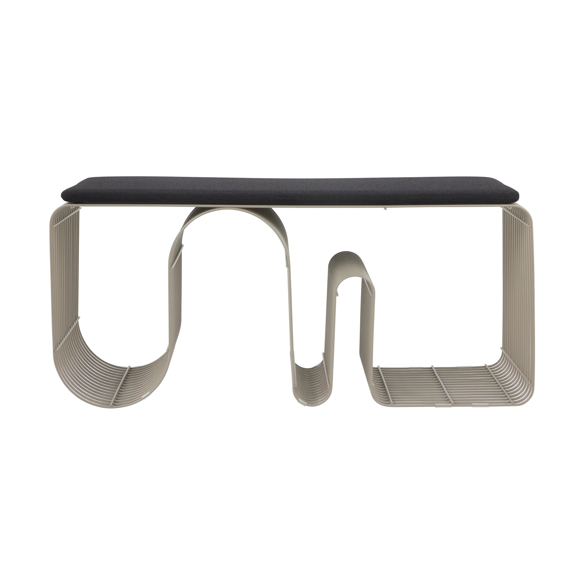 Μαξιλάρι καθίσματος Curva για παγκάκι 32x95,5 cm, Anthracit AYTM