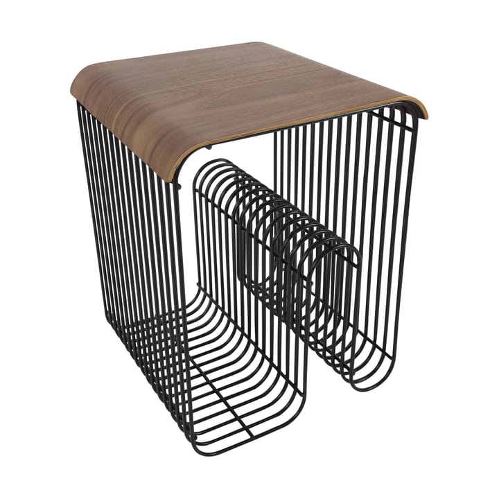 Δίσκος Curva/top panel για σκαμπό Curva 33 cm, Καρυδιά AYTM