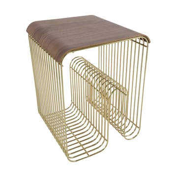Δίσκος Curva/top panel για σκαμπό Curva 33 cm - Καρυδιά - AYTM