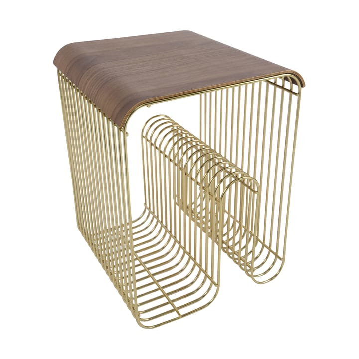 Δίσκος Curva/top panel για σκ�αμπό Curva 33 cm, Καρυδιά AYTM