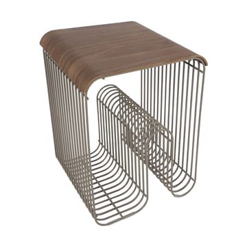 Δίσκος Curva/top panel για σκαμπό Curva 33 cm - Καρυδιά - AYTM