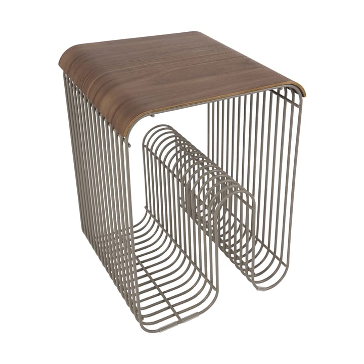 Δίσκος Curva/top panel για σκαμπό Curva 33 cm, Καρυδιά AYTM