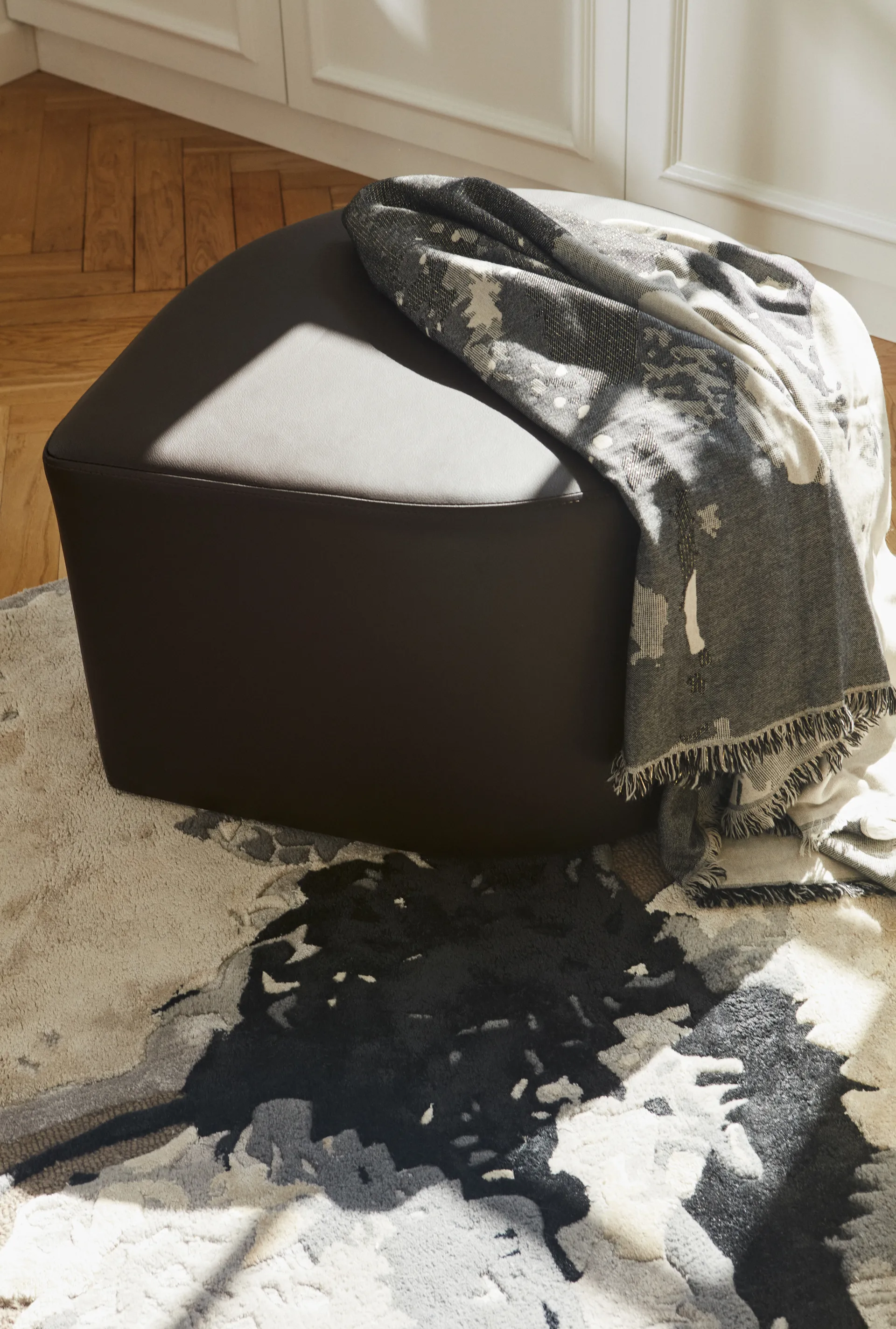 Floreo ριχτάρι 130x170 cm, Λευκό-γκρι AYTM