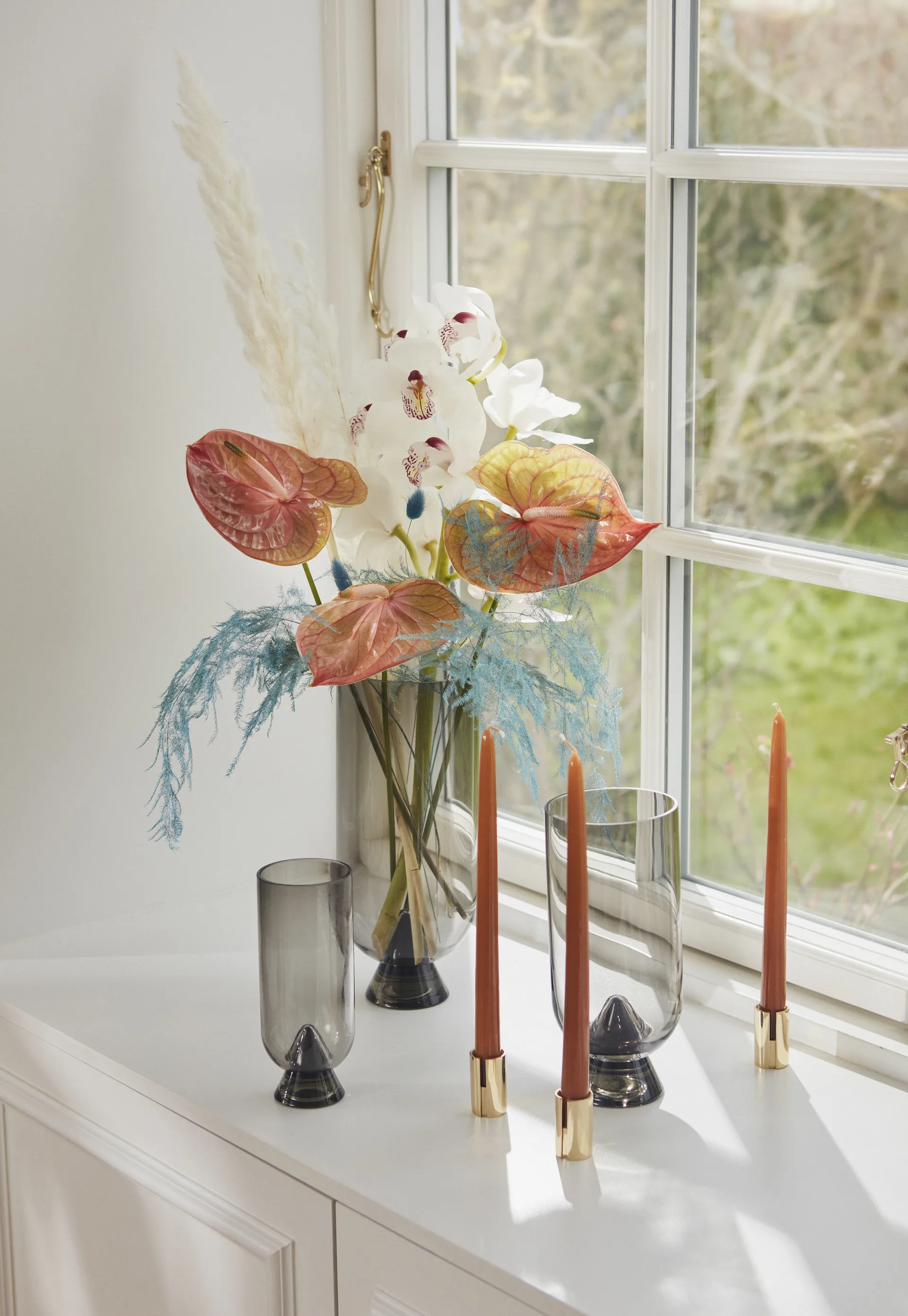 Glacies βάζο 24 cm, Μαύρο AYTM