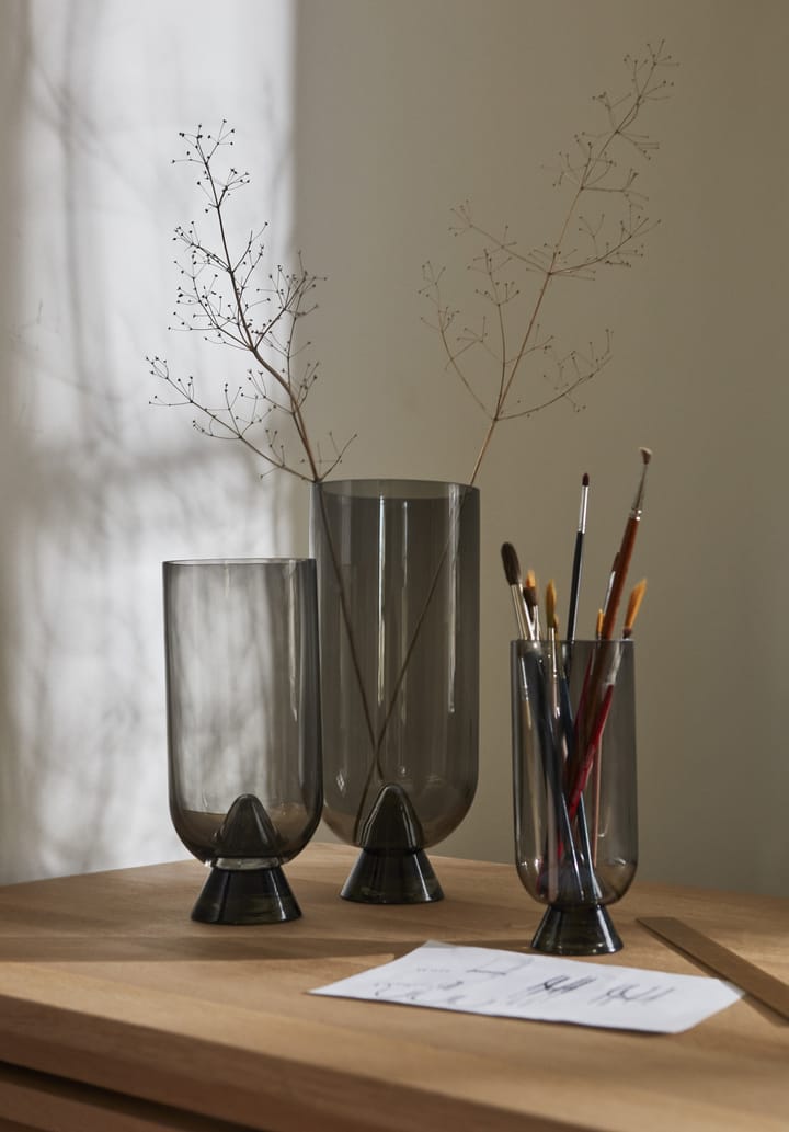 Glacies βάζο 24 cm, Μαύρο AYTM
