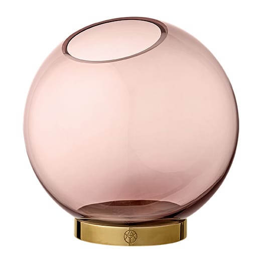 Globe βάζο μεσαίο - ροζ-χρυσαφί - AYTM