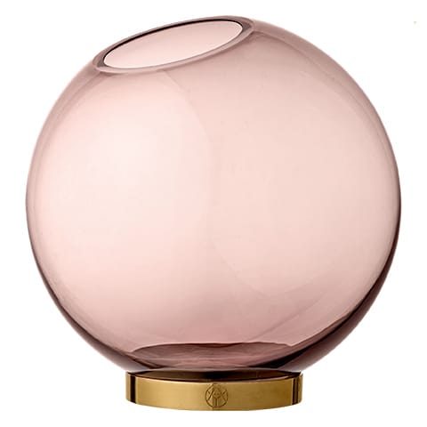 Globe βάζο μεγάλο - ροζ-ορείχαλκος - AYTM