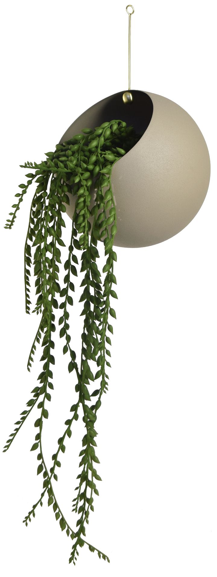 Κρεμαστή γλάστρα GLOBE Ø21 cm h32 cm, Taupe AYTM