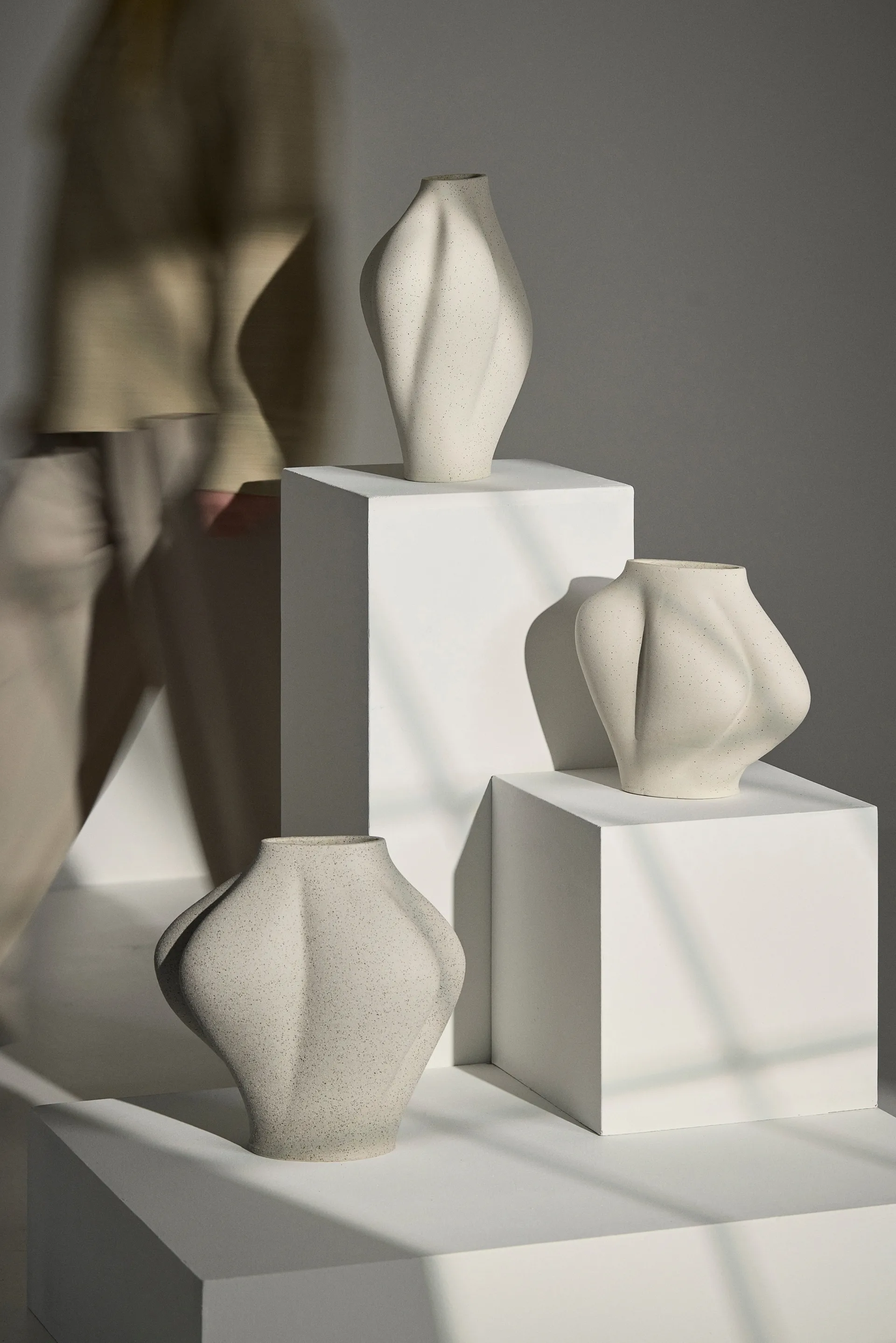 Saltare vas, Taupe, Ø13,8x30 εκ. AYTM