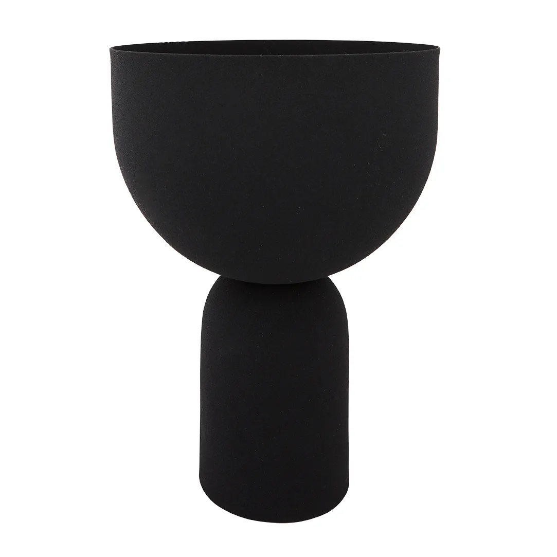 Torus γλάστρα Ø22 cm, Μαύρο-μαύρο AYTM