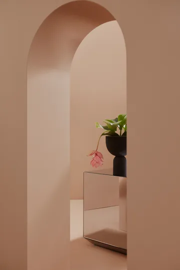 Torus γλάστρα Ø22 cm - Μαύρο-μαύρο - AYTM