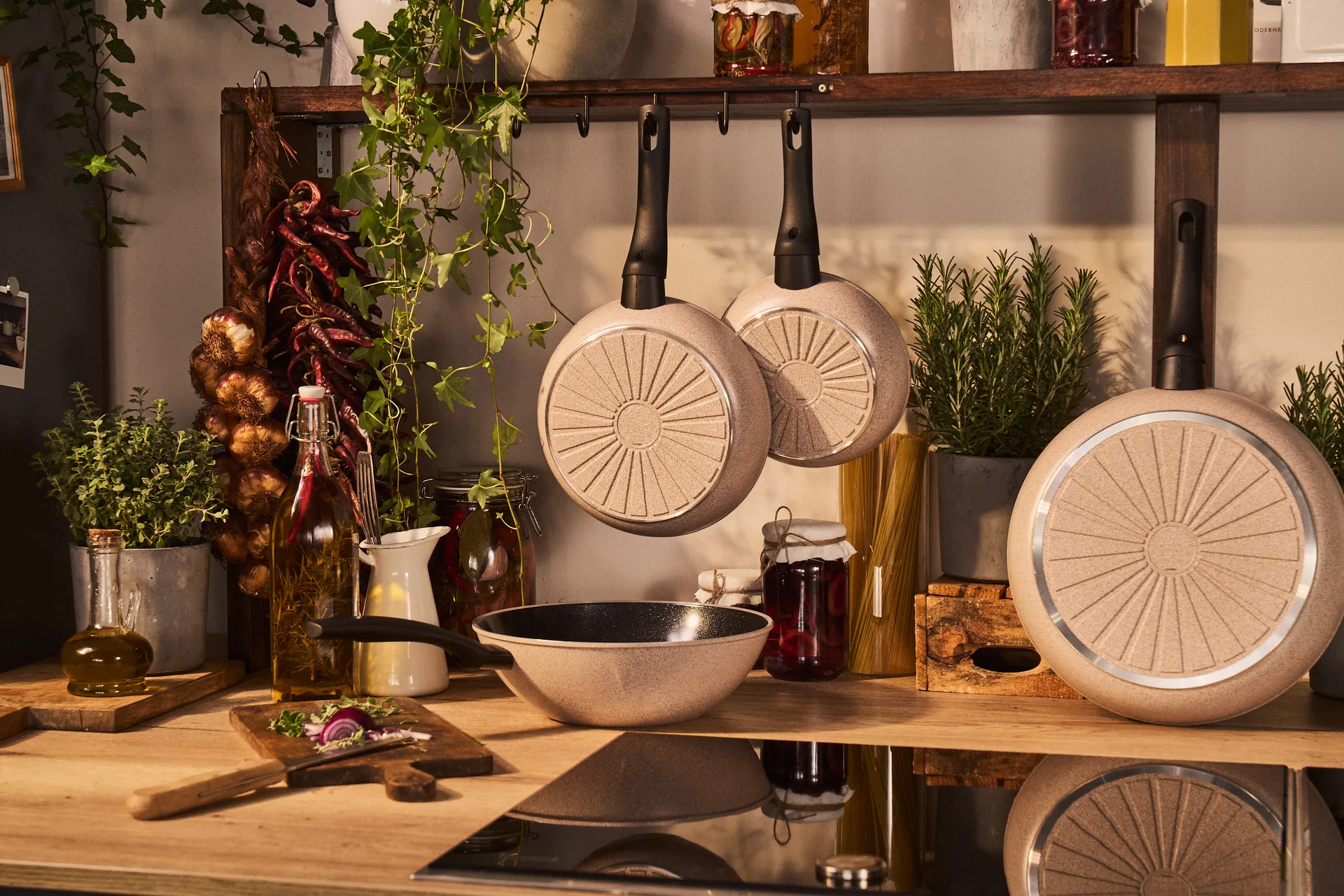 Ballarini Ledro κεραμικό αντικολλητικό τηγάνι., 32 εκ. Ballarini