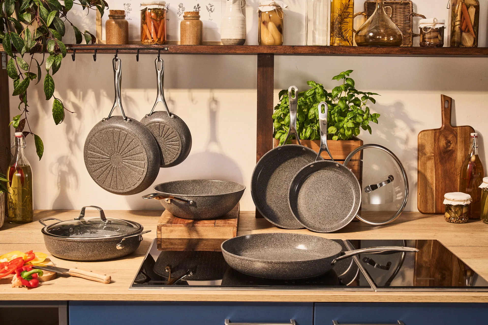 Ballarini Salina Ti-X Granit κεραμικό τηγάνι, 24 εκ. Ballarini