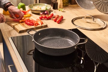Σερβίτσιο Salina Ceramic Granit με γυάλινο καπάκι. - 28 εκ. - Ballarini
