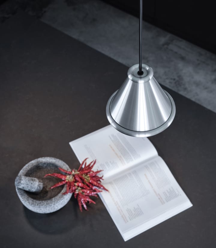Belle κρεμαστό φωτιστικό Ø15 cm, Brushed aluminium Belid