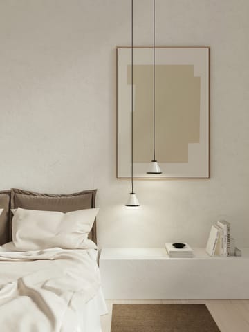 Belle κρεμαστό φωτιστικό Ø15 cm - Glossy white-glossy black - Belid