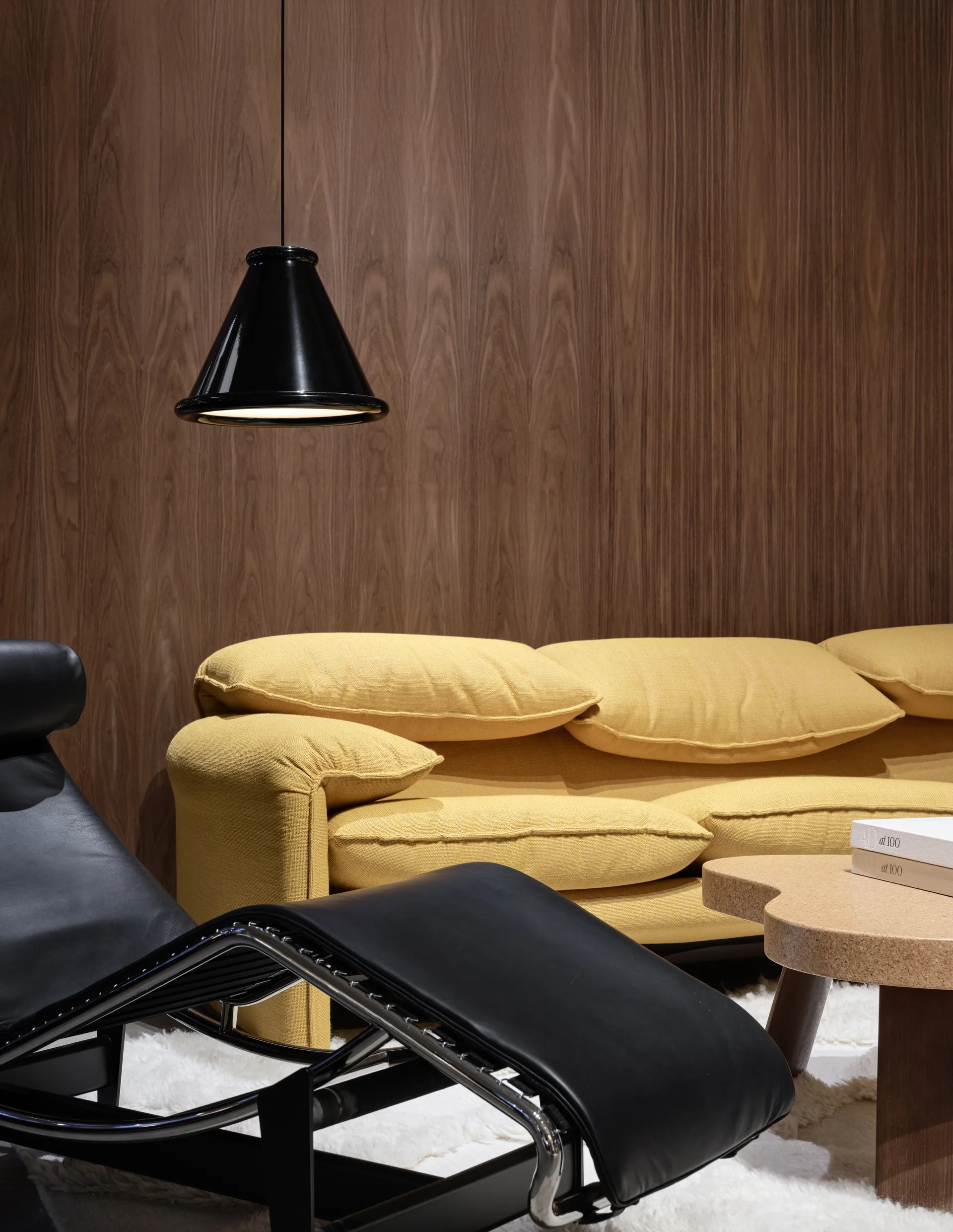 Belle κρεμαστό φωτιστικό Ø36 cm, Glossy black Belid