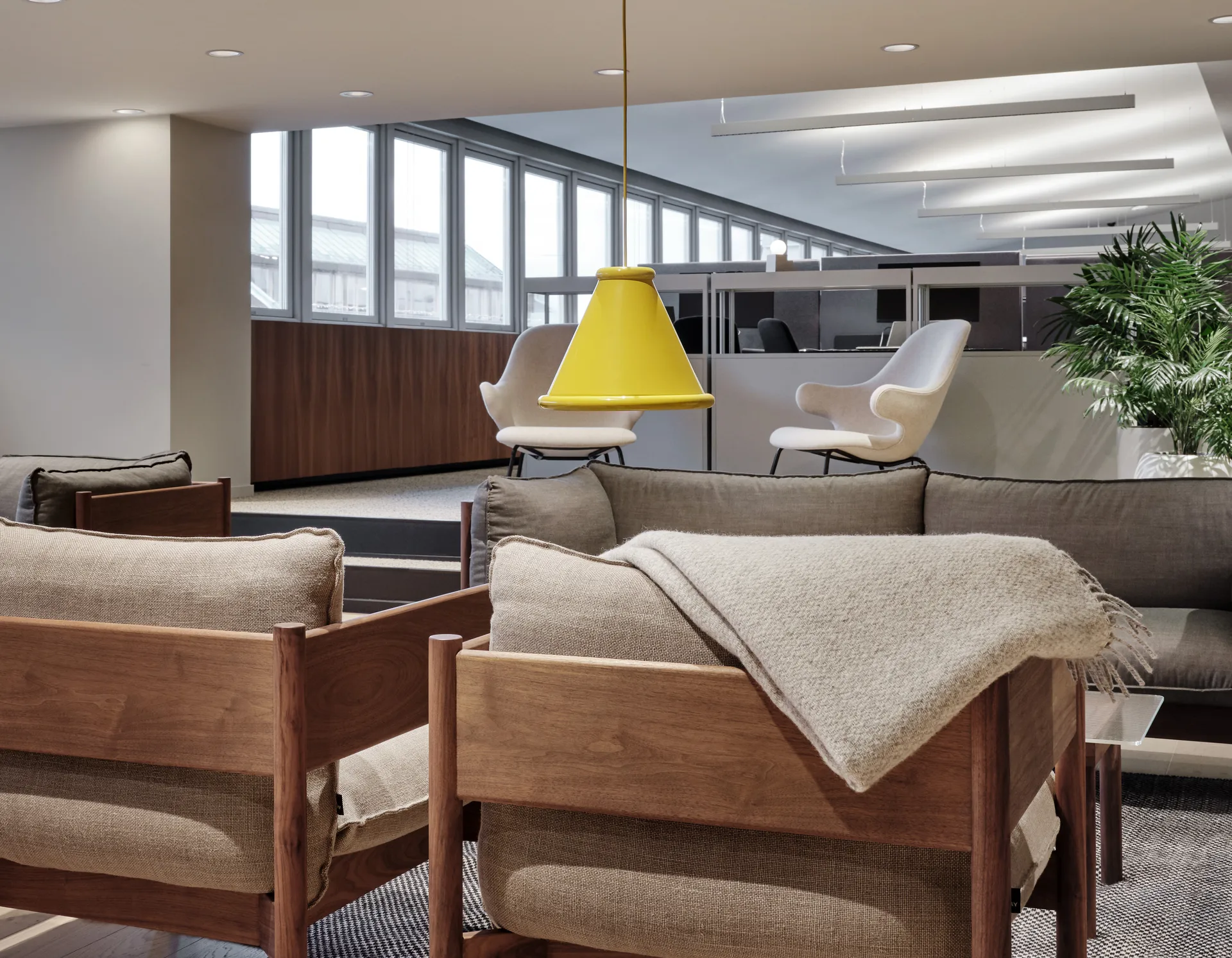 Belle κρεμαστό φωτιστικό Ø36 cm, Honey yellow Belid