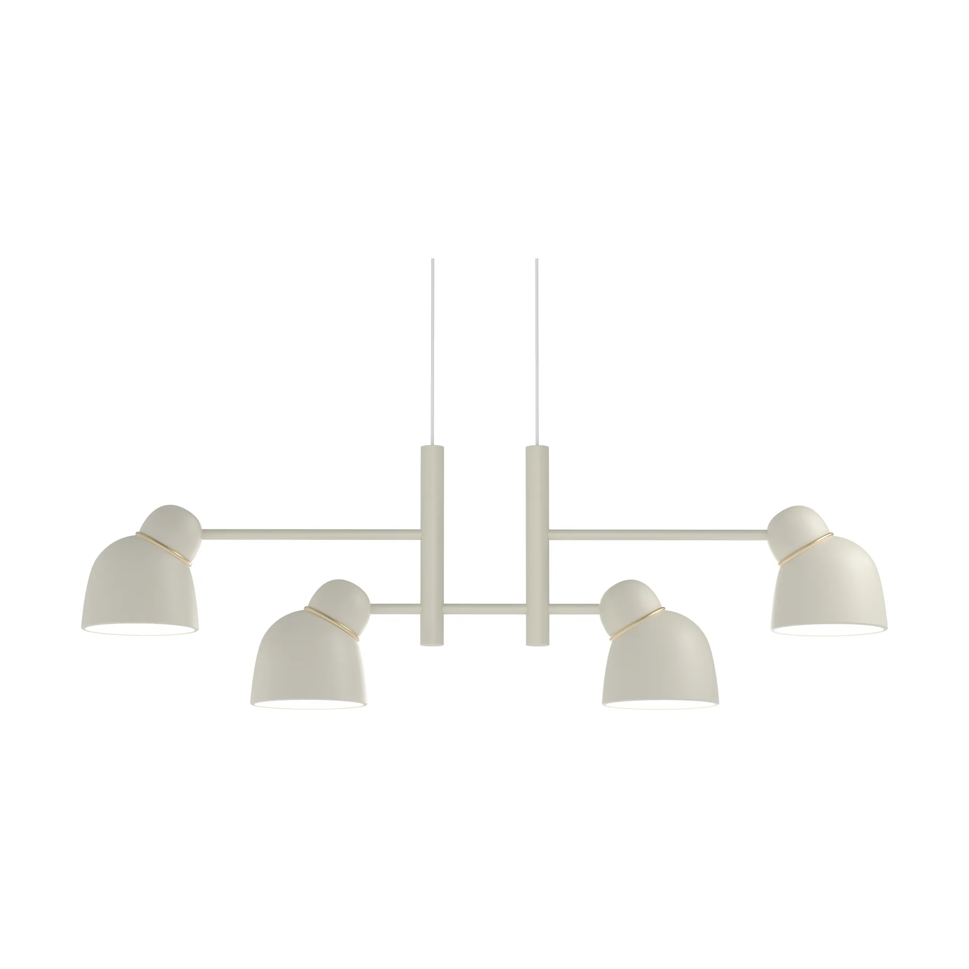 Bird κρεμαστό φωτιστικό 119,3 cm, Άμμος-χρυσό Belid