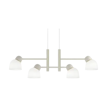 Bird κρεμαστό φωτιστικό 119,3 cm - Άμμος-χρυσό-οπάλ γυαλί - Belid