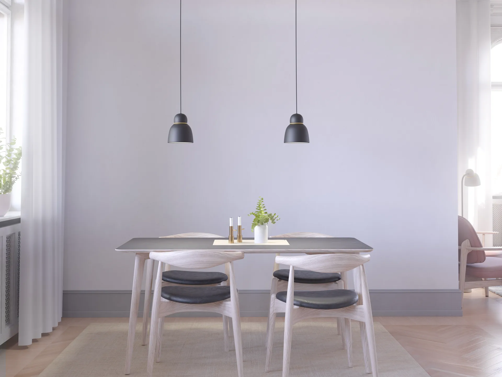 Bird κρεμαστό φωτιστικό Ø17,3 cm, Μαύρο-χρυσό Belid