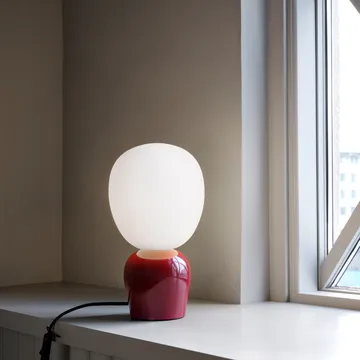 Buddy επιτραπέζια λάμπα από οπαλικό γυαλί - Βουργουνδί - Belid