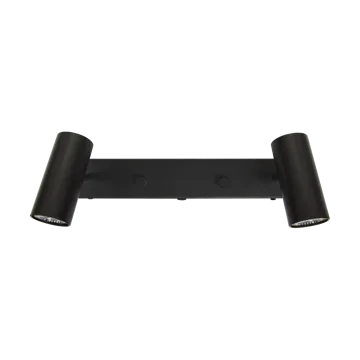 Cato διπλό φωτιστικό τοίχου - Ματ μαύρο - Belid