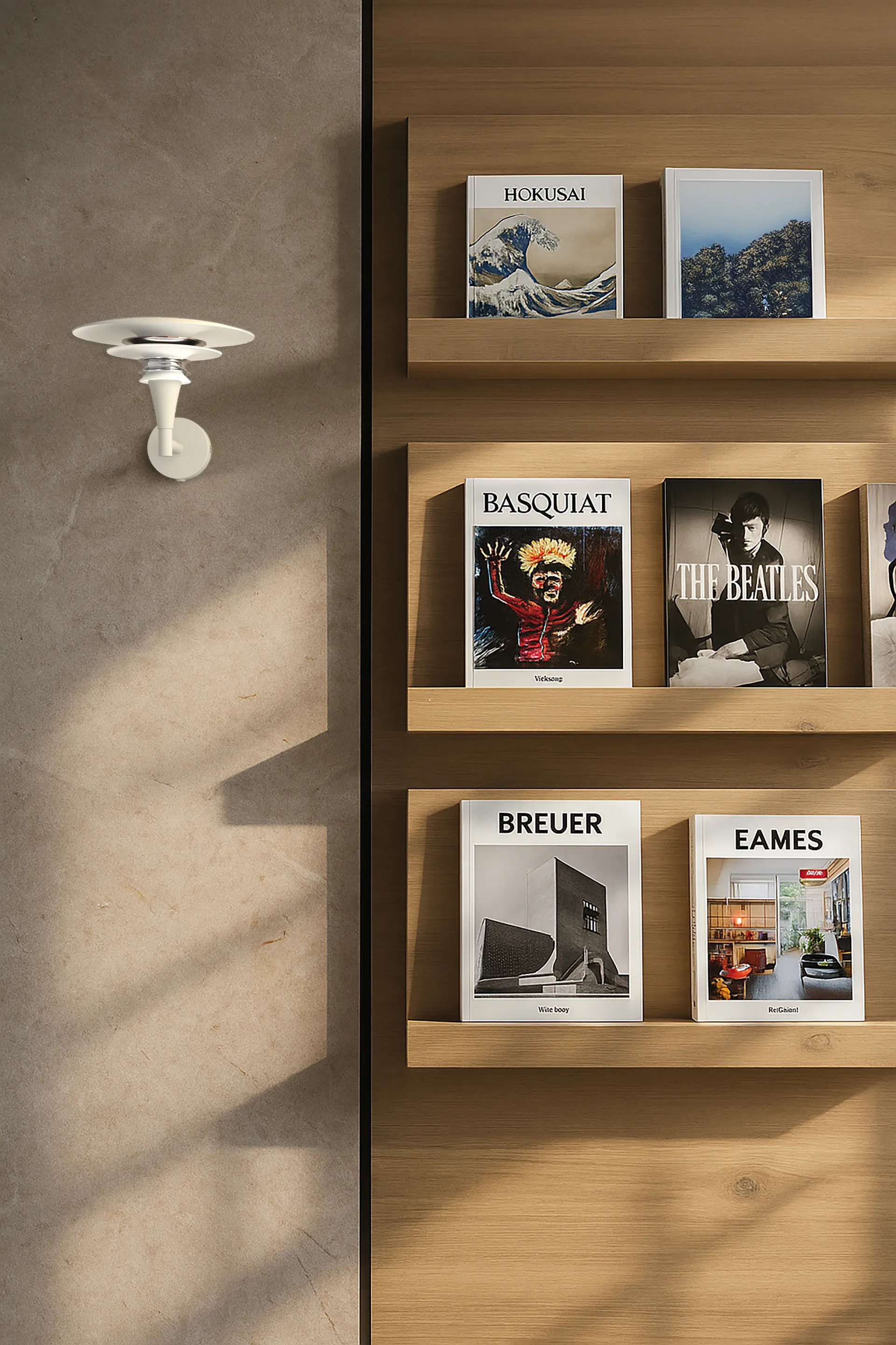 Diablo φωτιστικό τοίχου Ø20 cm, Sand-μεταλλικό μπρονζέ Belid