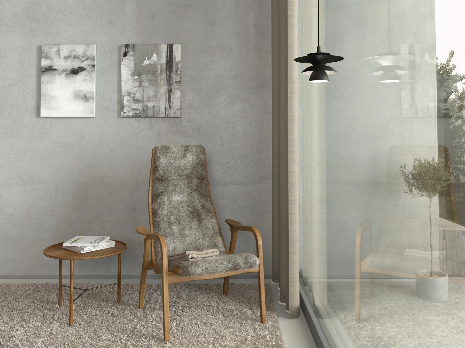 Picasso κρεμαστό φωτιστικό Ø18 cm, Ματ μαύρο Belid