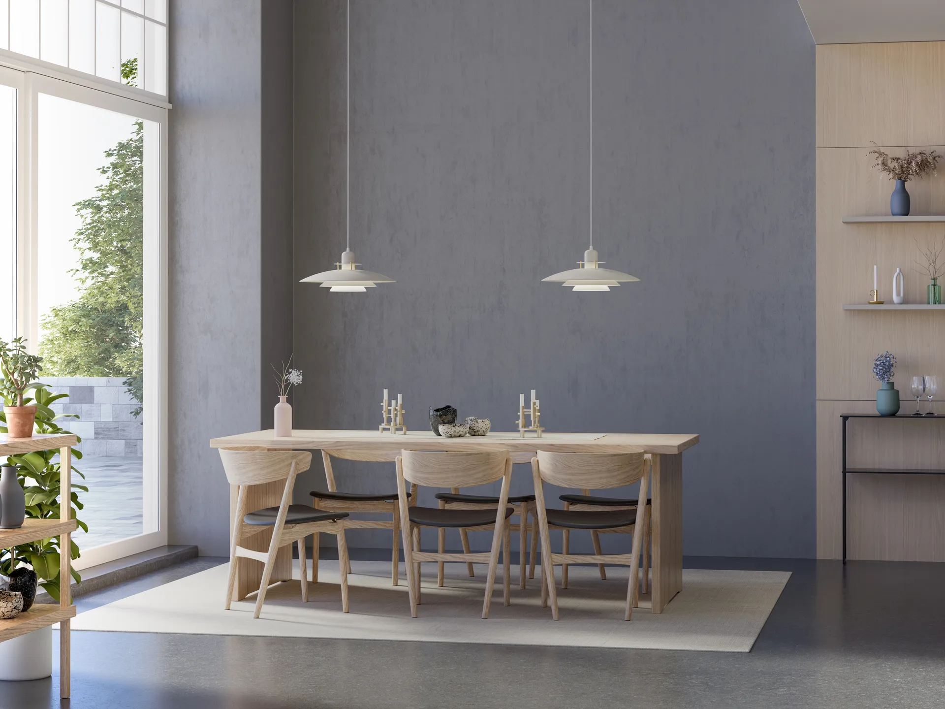 Κρεμαστό φωτιστικό Primus V Ø47,5 cm, Άμμος-χάλκινο Belid