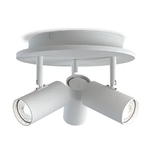 Tyson 3-spotlight Ø25 εκ. - Άσπρο - Belid