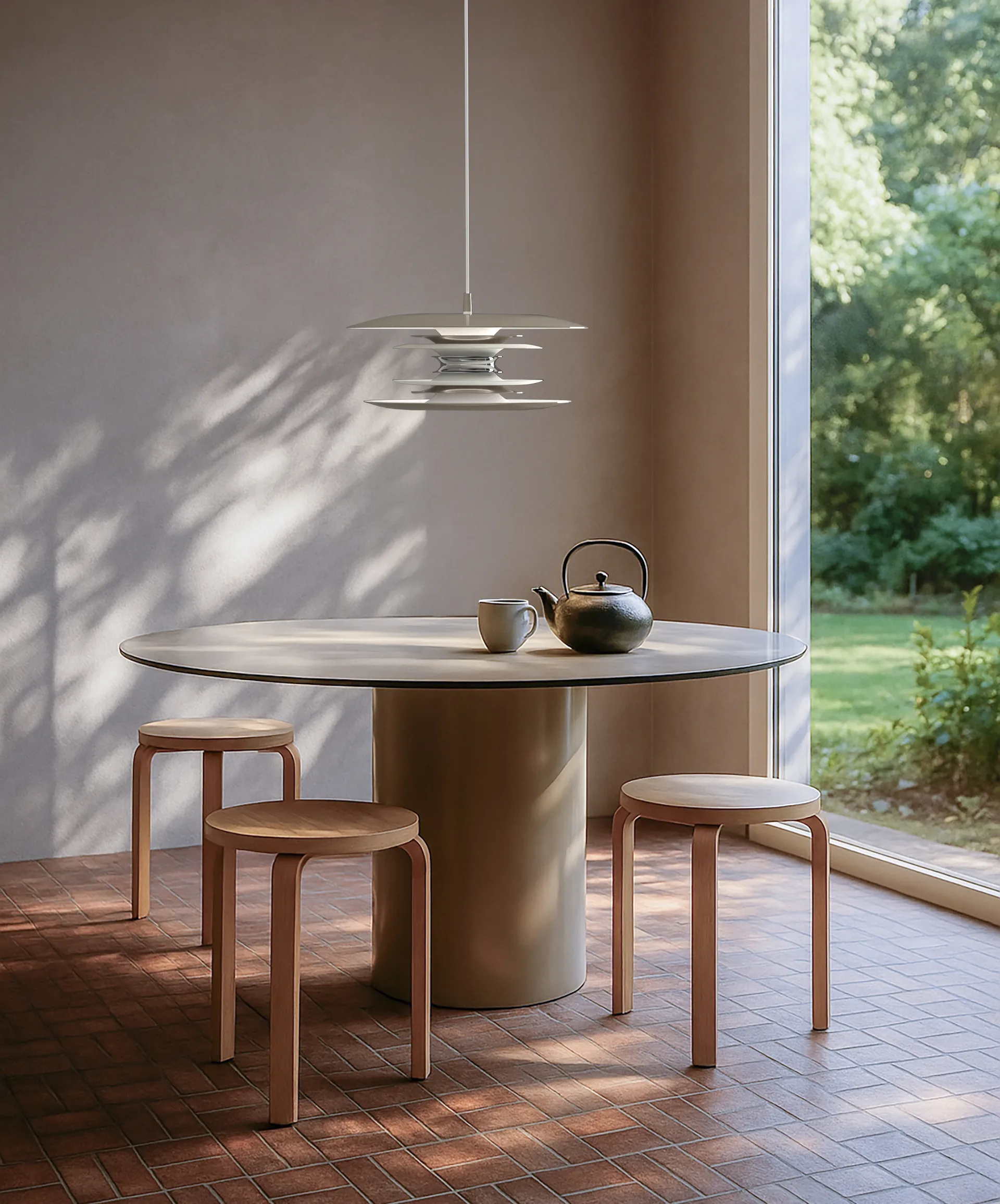 Vira φωτιστικό οροφής Ø50 cm, Soft greige Belid