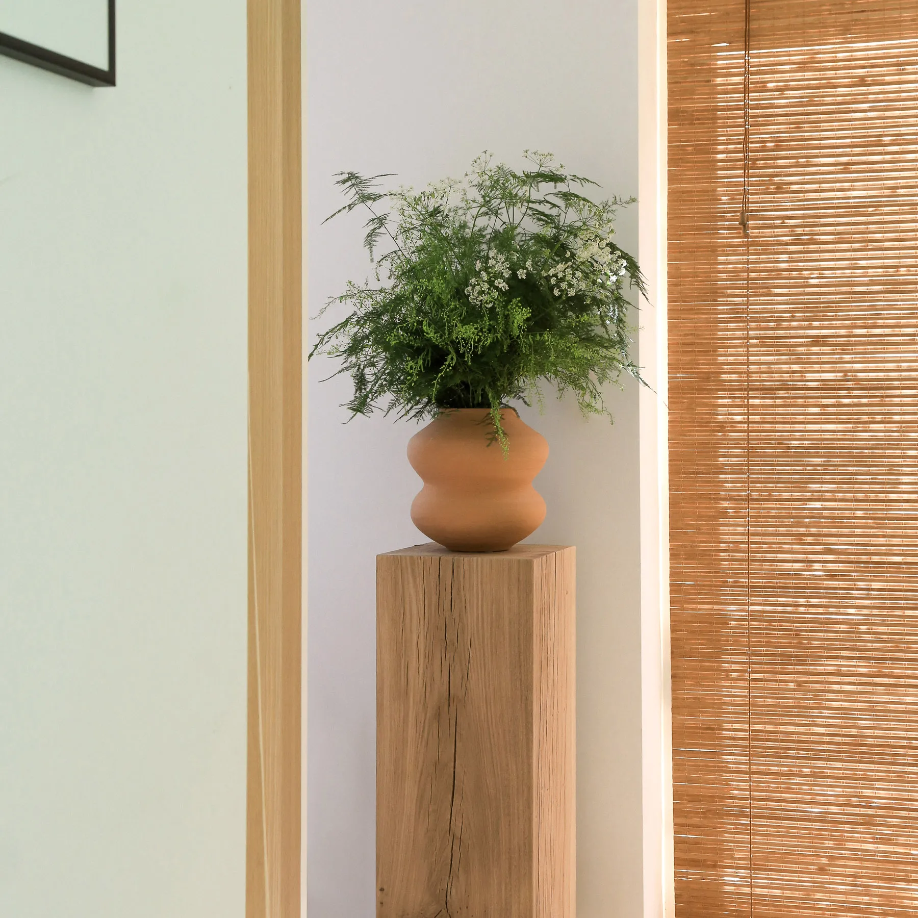 Belle raw βάζο 26 εκ., Ροζ Bergs Potter