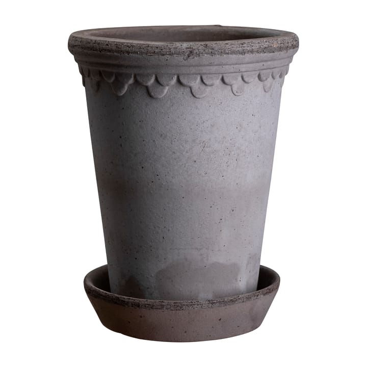 Γλάστρα, Copenhagen, ψηλή, Ø14 εκ - γκρι - Bergs Potter