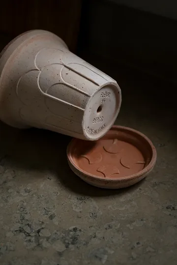 Fleur γλάστρα με πιατάκι 2 τεμάχια - Ροζ, Ø14 μm - Bergs Potter