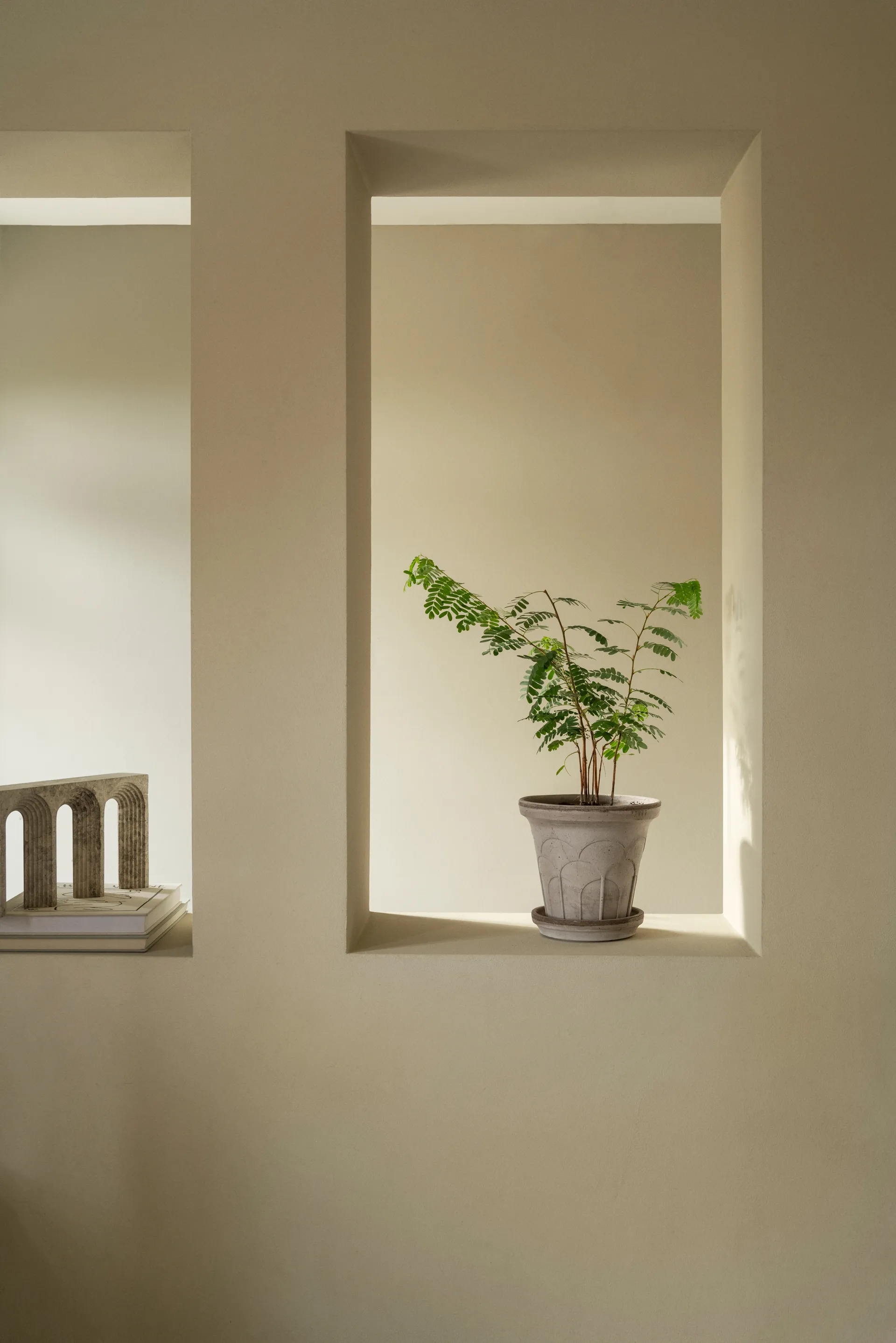 Fleur γλάστρα με πιατάκι 2 τεμάχια, Γκρι, Ø21 εκ. Bergs Potter