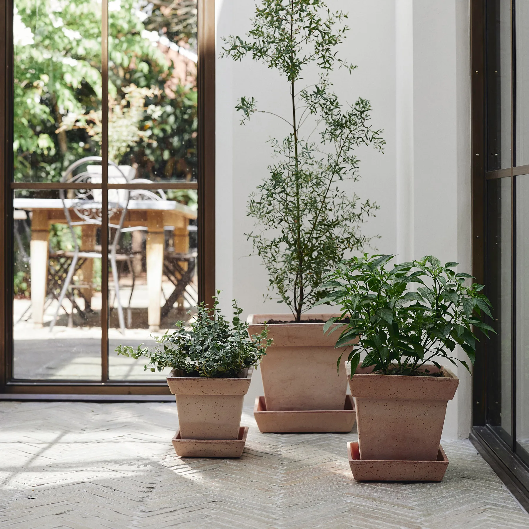 Gaia raw γλάστρα, Ροζ, Ø25 εκ. Bergs Potter