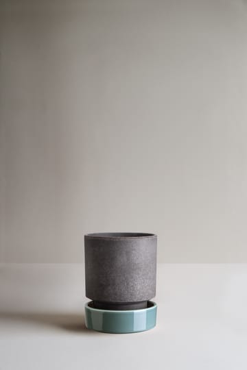 Hoff γλάστρα - Ø14 cm, Raw Grey-Misty Blue - Bergs Potter