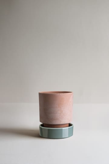 Hoff γλάστρα - Ø14 cm, Raw Rosa-Misty Blue - Bergs Potter