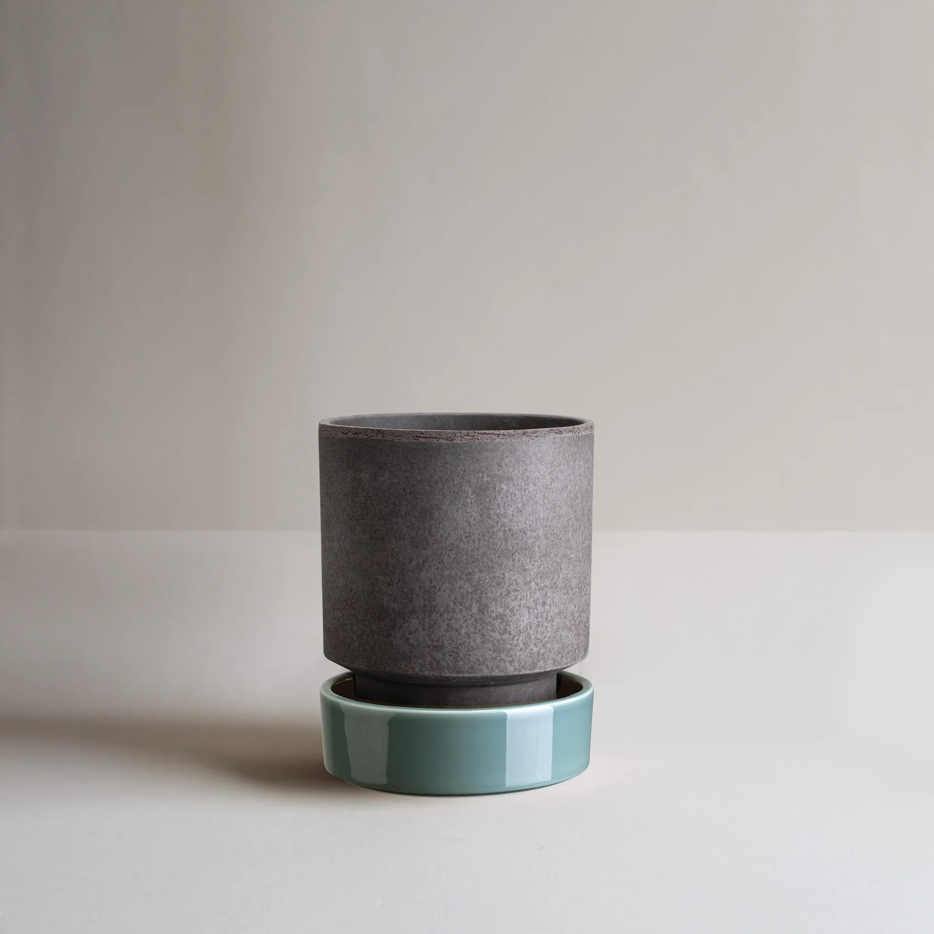 Hoff γλάστρα, Ø16 cm, Raw Grey-Misty Blue Bergs Potter