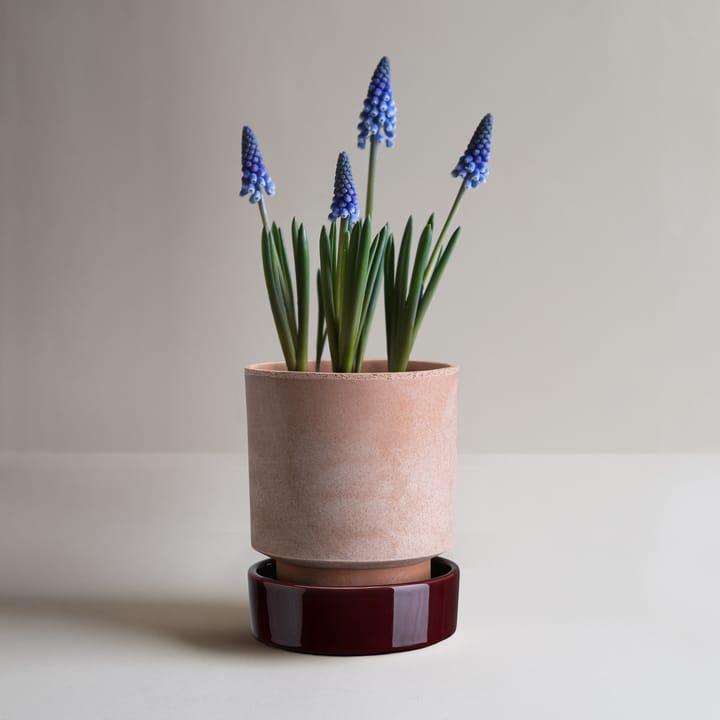 Hoff γλάστρα, Ø16 cm, Raw Rosa-Deep Burgundy Bergs Potter