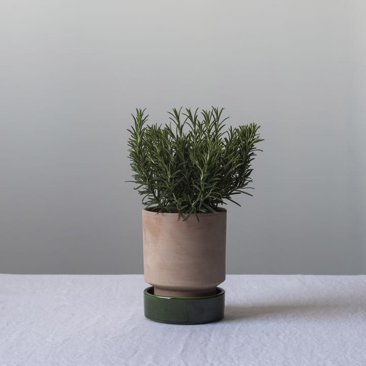 Hoff γλάστρα, Ø16 cm, Raw Rosa-Emerald Green Bergs Potter