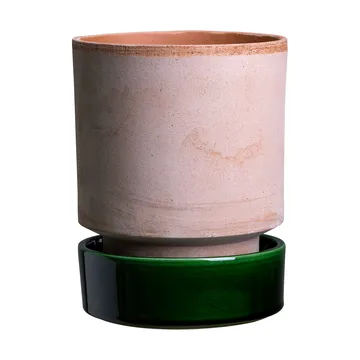 Hoff γλάστρα - Ø18 cm, Raw Rosa-Emerald Green - Bergs Potter