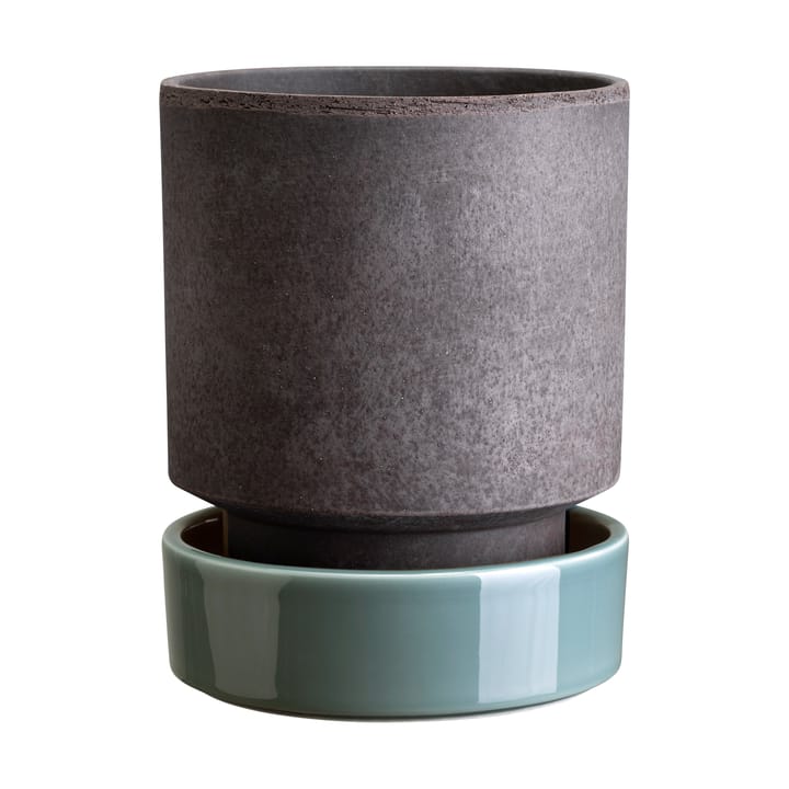 Hoff γλάστρα - Ø18 εκ., Raw Grey-Misty Blue - Bergs Potter