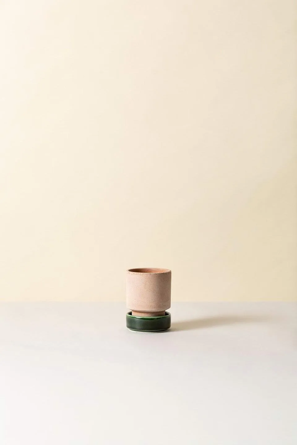 Hoff γλάστρα 2-pack, Ø8 εκ., Raw Rosa-Emerald Green Bergs Potter