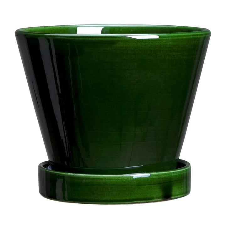Julie γλάστρα λουστραρισμένη Ø17 cm - Πράσινο σμαραγδί - Bergs Potter