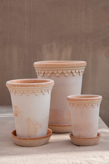 Κεραμικό γλαστράκι Københavner ψηλό Ø10 εκ. - ροζ - Bergs Potter
